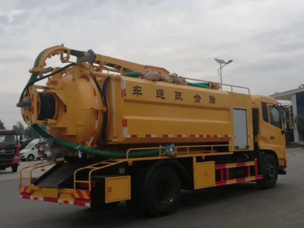 10CBM DONGFENG Combined Sewer Truck Left Body