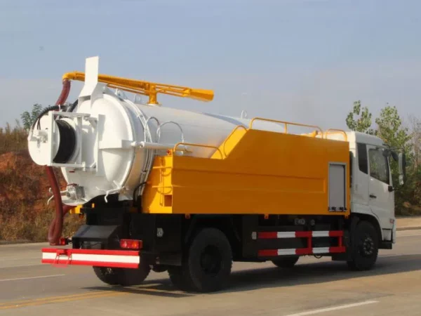 11 Cbm Water Sewer Jetting Truck Right Body