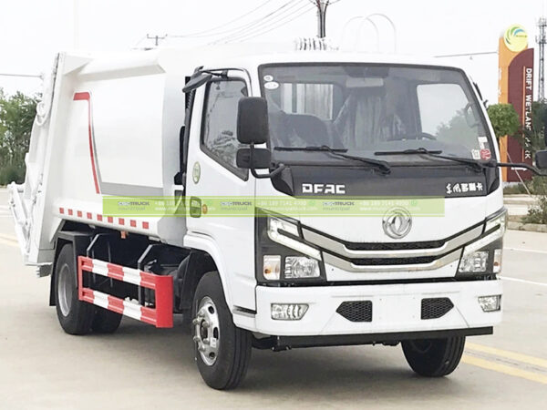 12CBM Refuse Compressor Truck Front Details