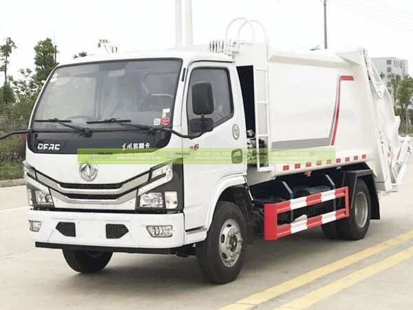 12CBM Refuse Compressor Truck White Head