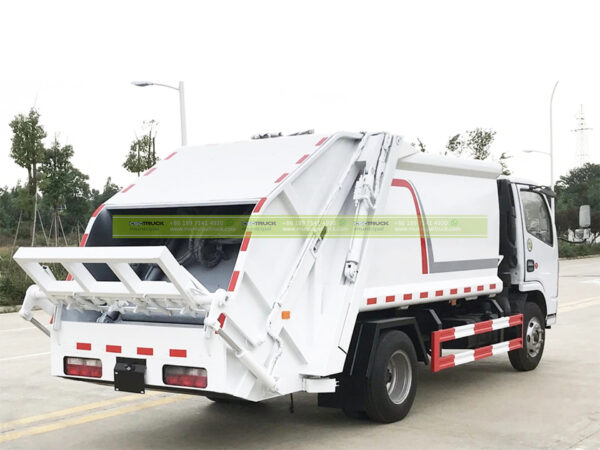 12CBM Refuse Compressor Truck Back