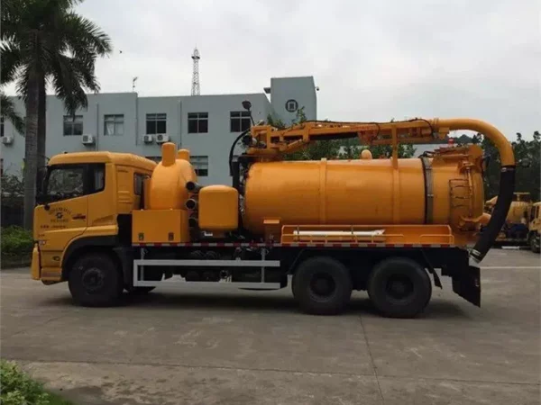13cbm Combined Jetting Vacuum Truck Left Body
