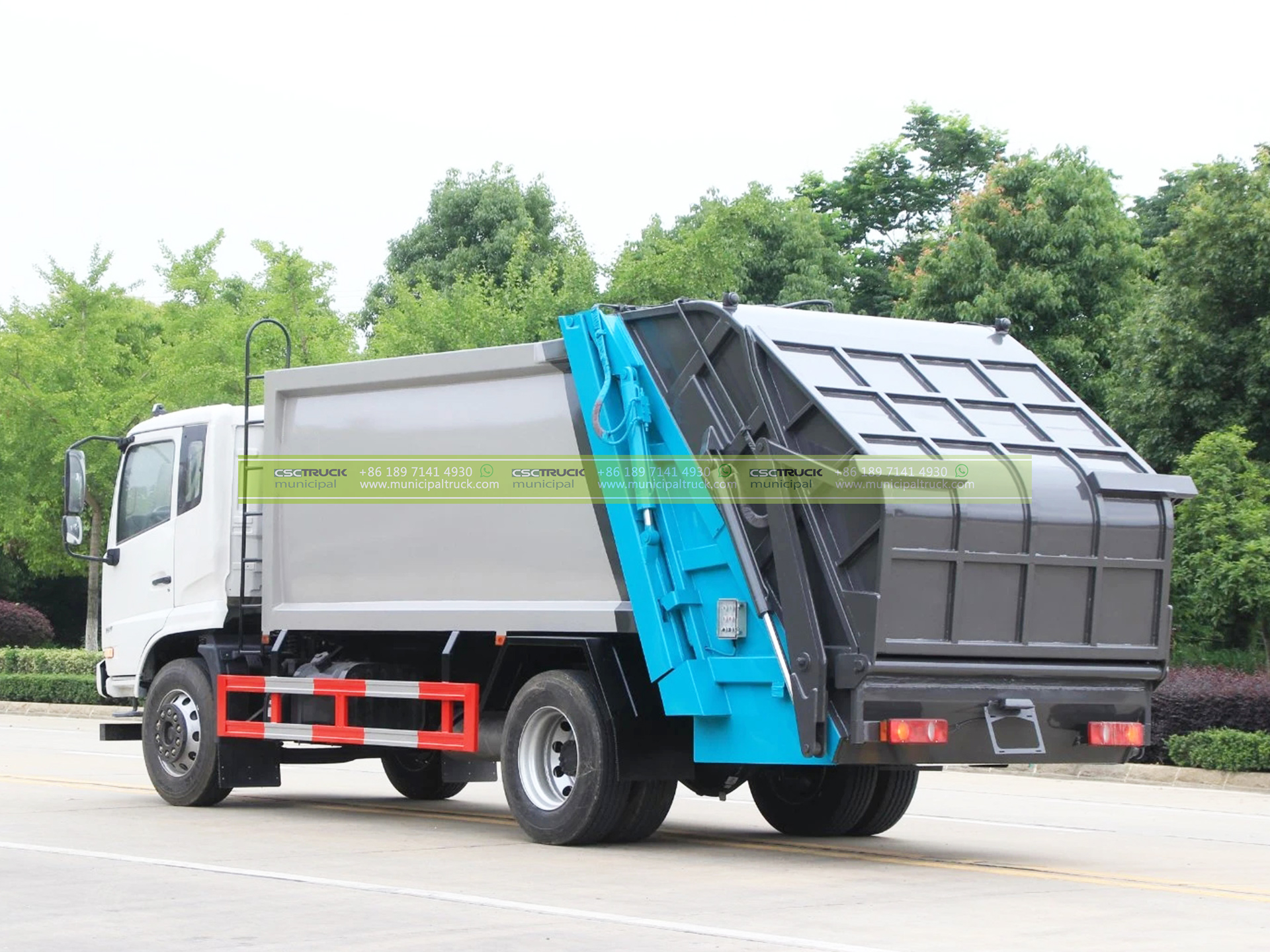 14CBM Waste Truck Garbage Compressor Refuse Truck CG03014 17 14CBM Waste Truck Garbage Compressor Refuse Truck Back