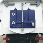 16CBM Pressure Washing Sweeper Truck Back Details