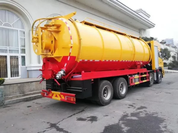 20cbm Dongfeng Combined Sewer Truck Back