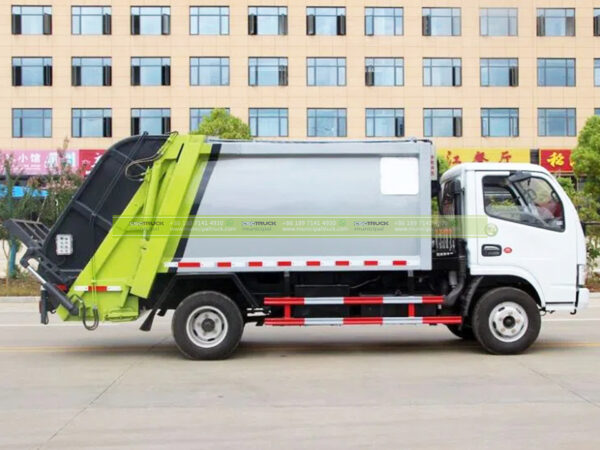 6CBM Rear Loader Garbage Truck Tanker