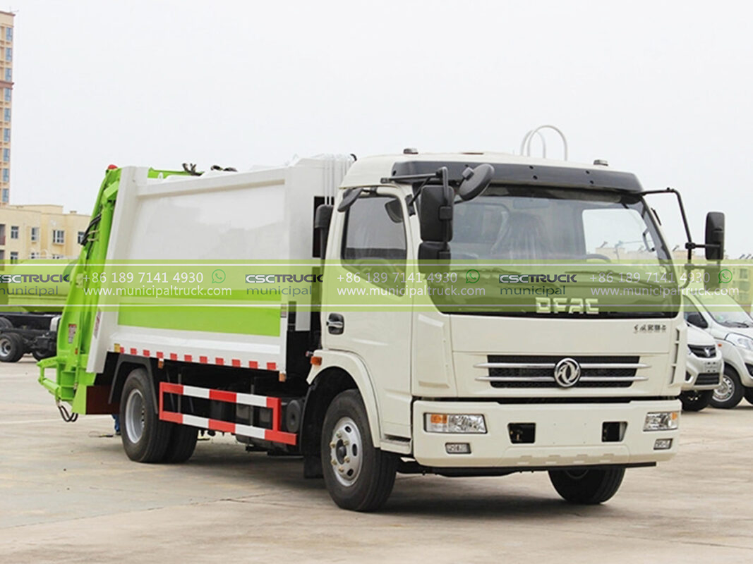6CBM Rear Loader Garbage Truck Head
