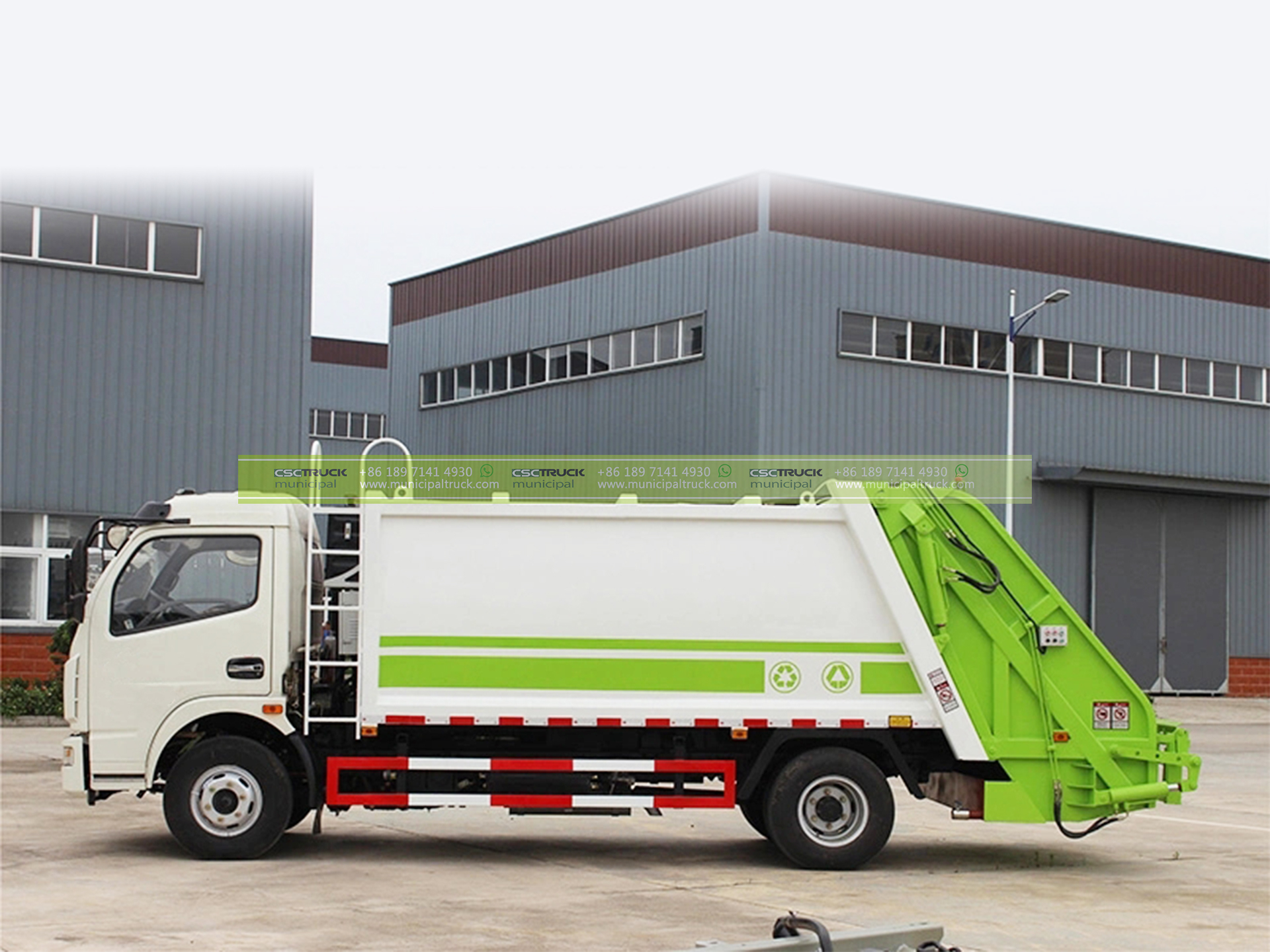 6CBM Rear Loader Garbage Truck 4 6CBM Rear Loader Garbage Truck Tanker Body