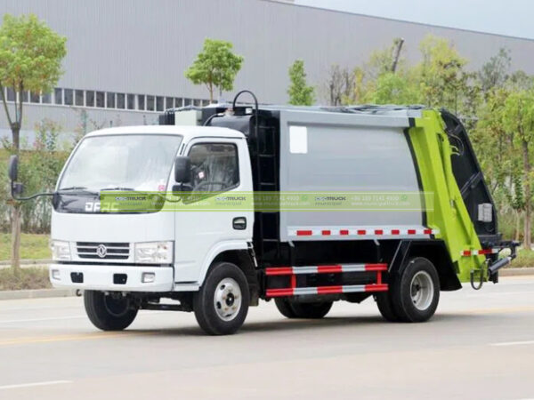 6CBM Rear Loader Garbage Truck Tanker Head