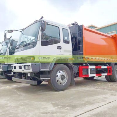 8CBM Back Loader Recycle Garbage Truck