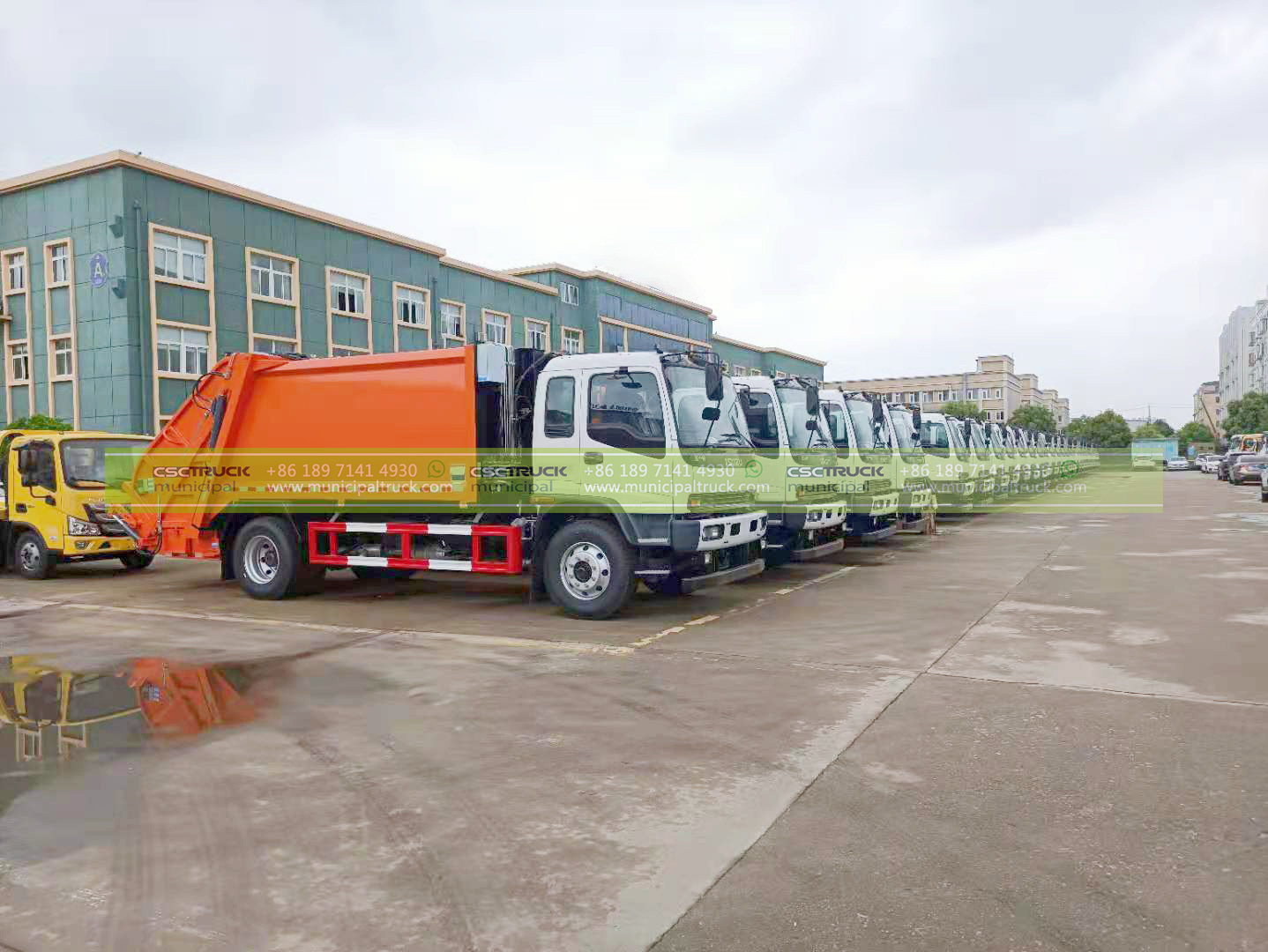 8CBM Back Loader Recycle Garbage Truck Left 8CBM Back Loader Recycle Garbage Truck Left