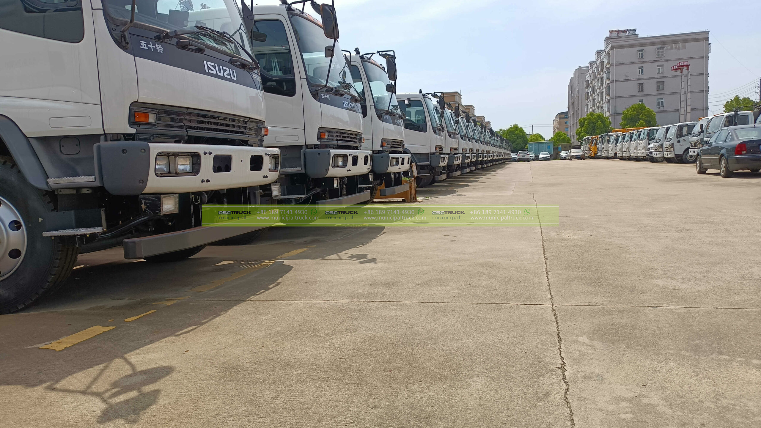 8CBM Back Loader Recycle Garbage Truck Line 8CBM Back Loader Recycle Garbage Truck Line