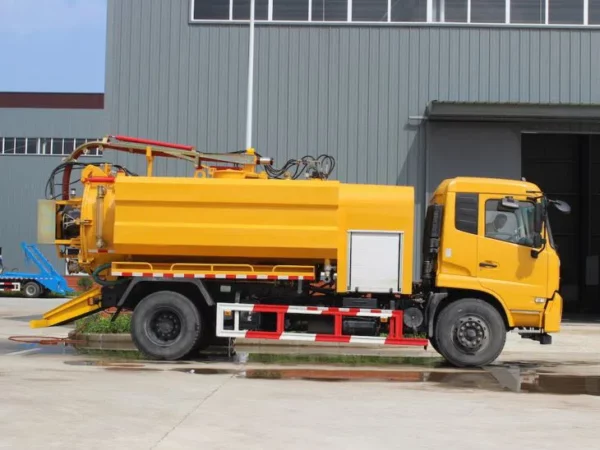 8cbm Combined Vacuum Sewer Truck