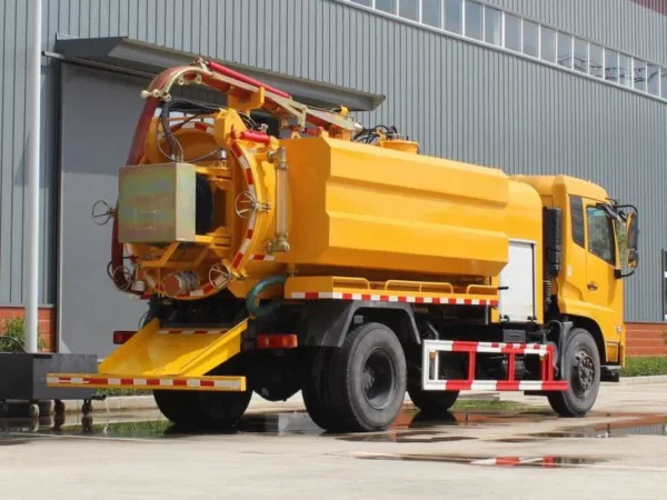 8cbm Combined Vacuum Sewer Truck Body