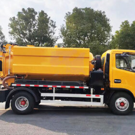 Combined Vacuum and Canal Sewer Truck Body Left