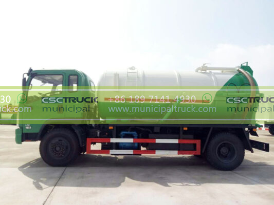 DONGFENG 16 Ton Vacuum Suction Truck Side
