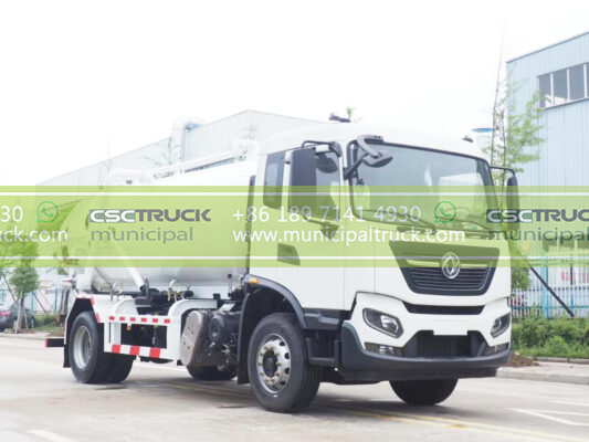 DONGFENG 16 Ton Vacuum Suction Truck Side Front