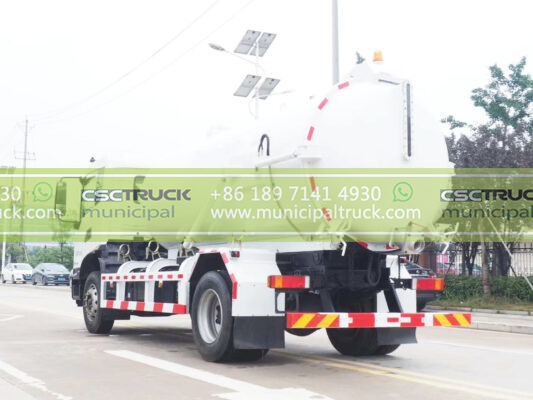 DONGFENG 16 Ton Vacuum Suction Truck Back Side