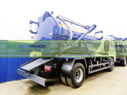 DONGFENG 16 Ton Vacuum Suction Truck Back Side