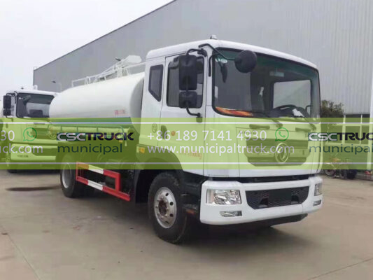 DONGFENG 16 Ton Vacuum Suction Truck White Front Side