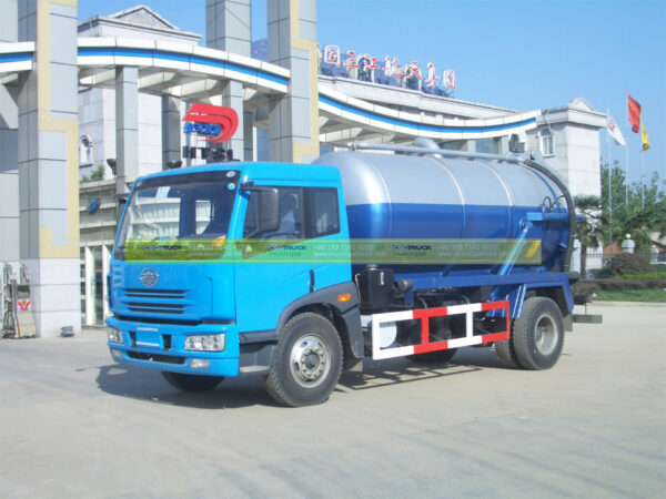 FAW 16 Ton Sewer Septic Truck Right Side