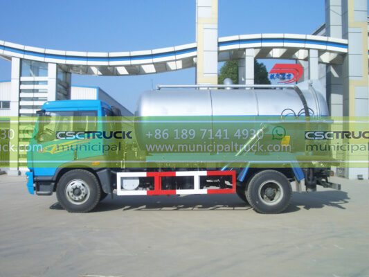 FAW 16 Ton Sewer Septic Truck Right Side