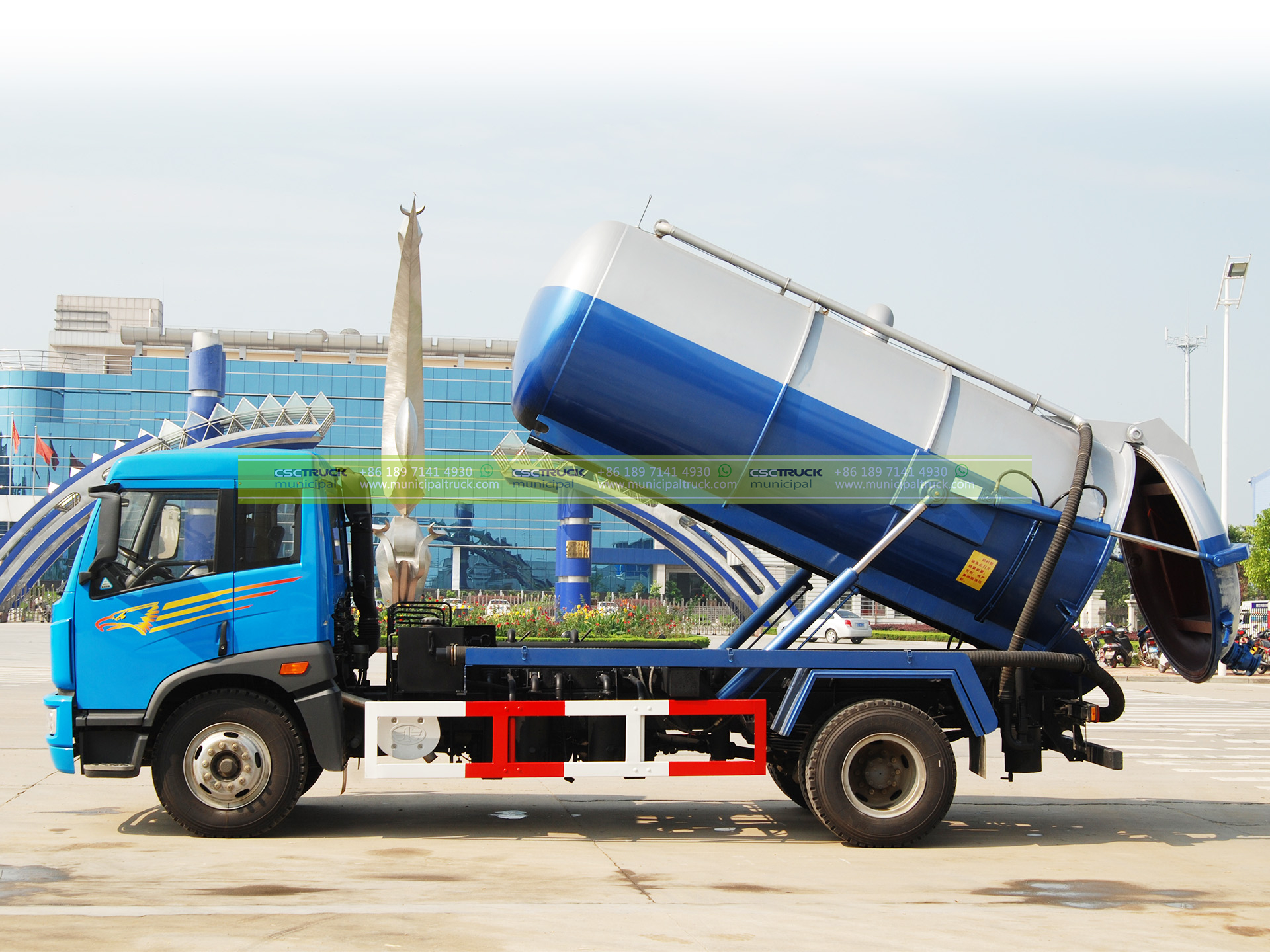 FAW 16 Ton Sewer Septic Truck 5 FAW 16 Ton Sewer Septic Truck Side