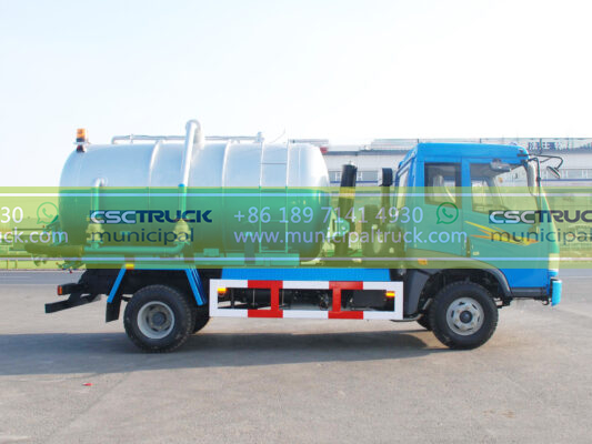 FAW 16 Ton Sewer Septic Truck Left