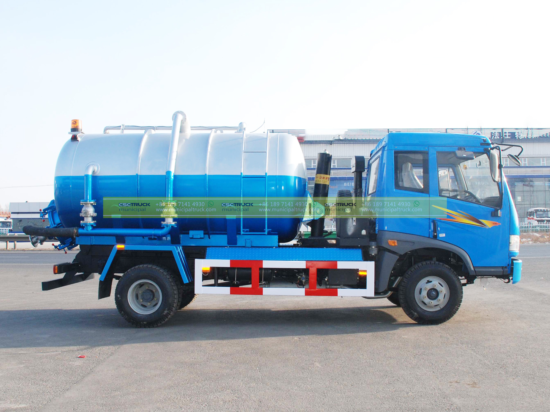 FAW 16 Ton Sewer Septic Truck-6 FAW 16 Ton Sewer Septic Truck Left