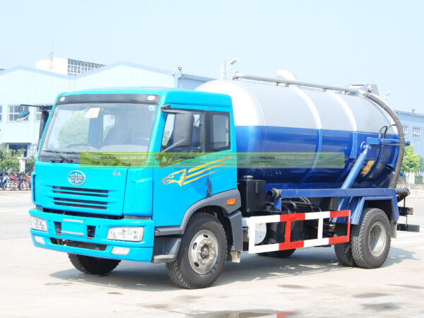 FAW 16 Ton Sewer Septic Truck Blue