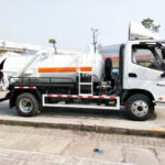 How the Sewage Tank Design Affects Waste Management Efficiency FOTON 8 Ton Small Vacuum Sewer Truck Left