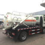 How Sewage Truck Hose Systems Work for Efficient Waste Disposal FOTON 8 Ton Small Vacuum Sewer Truck Left Detail
