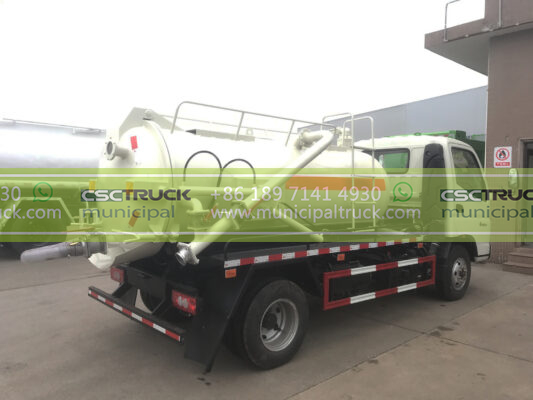 FOTON 8 Ton Small Vacuum Sewer Truck Left Detail