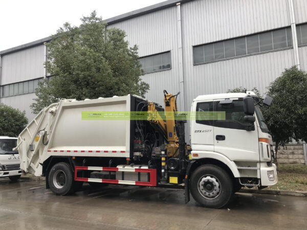 FOTON Rear Loader Refuse Garbage Truck Left Side