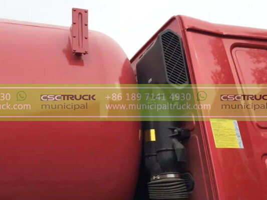 HOWO 16000 Liters Septic Tank Vacuum Truck Part Details