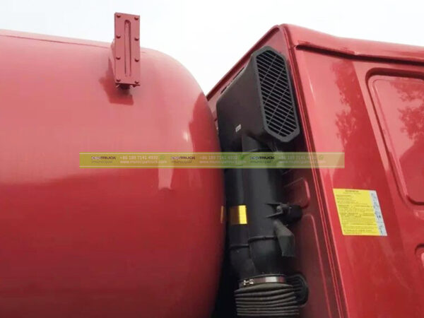 HOWO 16000 Liters Septic Tank Vacuum Truck Part Details