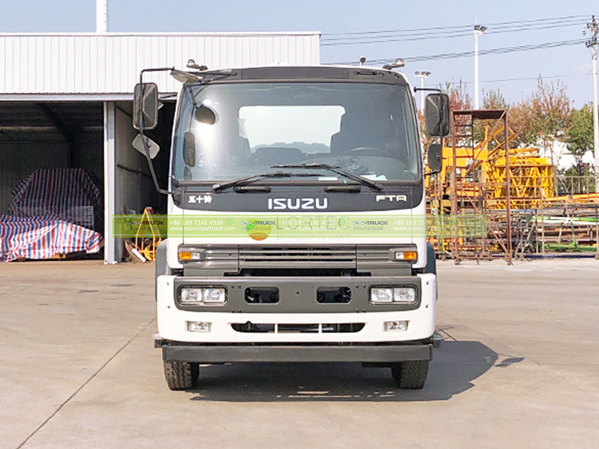 ISUZU 16 Ton Septic Vacuum Truck 1 ISUZU 16 Ton Septic Vacuum Truck Front