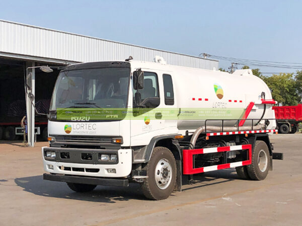ISUZU 16 Ton Septic Vacuum Truck Front Details