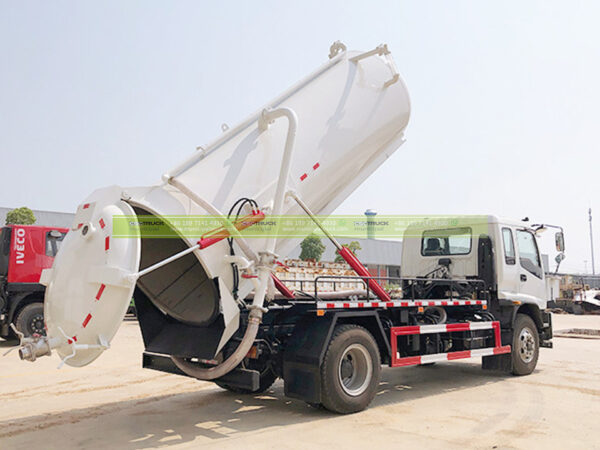 ISUZU 16 Ton Septic Vacuum Truck Back Details