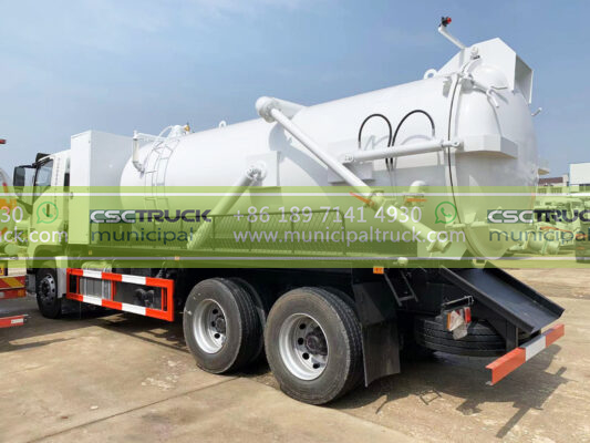 ISUZU 18 Ton Municipal Liquid Waste Tanker White Back