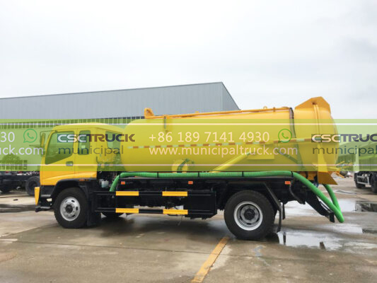 ISUZU 18 Ton Municipal Liquid Waste Tanker Side Details
