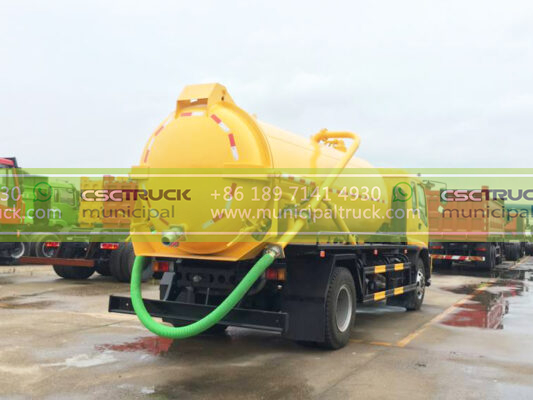 ISUZU 18 Ton Municipal Liquid Waste Tanker Back