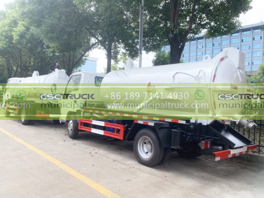 ISUZU 8 Ton Sewage Vacuum Truck Side Details