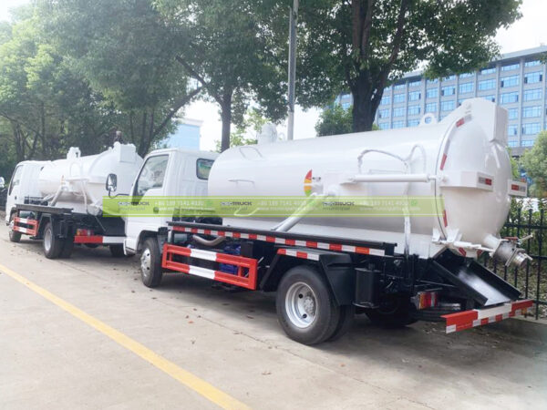 ISUZU 8 Ton Sewage Vacuum Truck Side Details