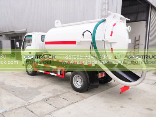 ISUZU 8 Ton Sewage Vacuum Truck Right Side