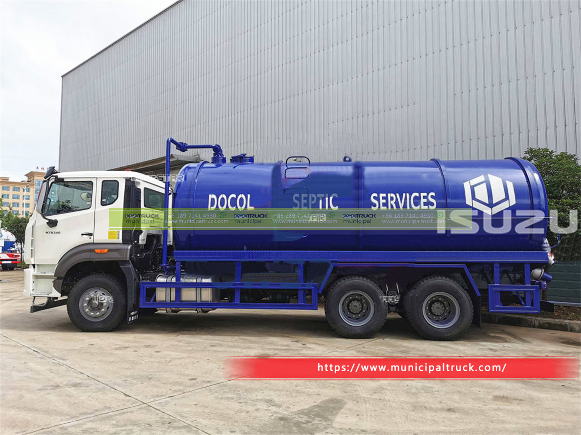 ISUZU GIGA 25 Ton Vacuum Truck 3 ISUZU GIGA 25 Ton Vacuum Truck Right Side