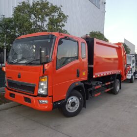 Mini Bin Lifter Garbage Compact Truck