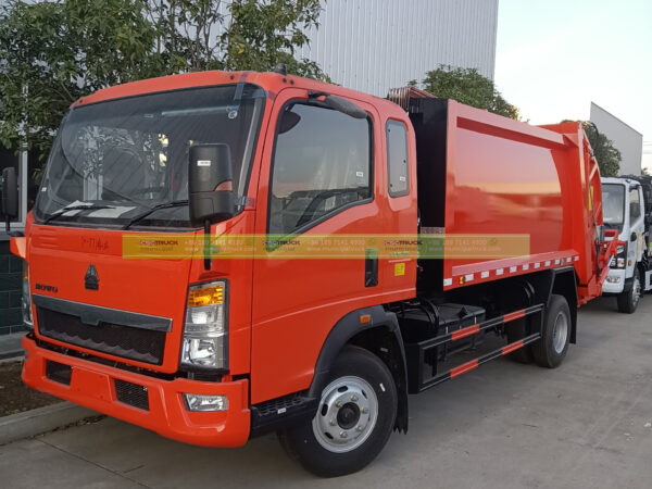 Mini Bin Lifter Garbage Compact Truck