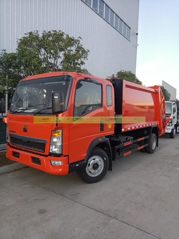 Mini Bin Lifter Garbage Compact Truck