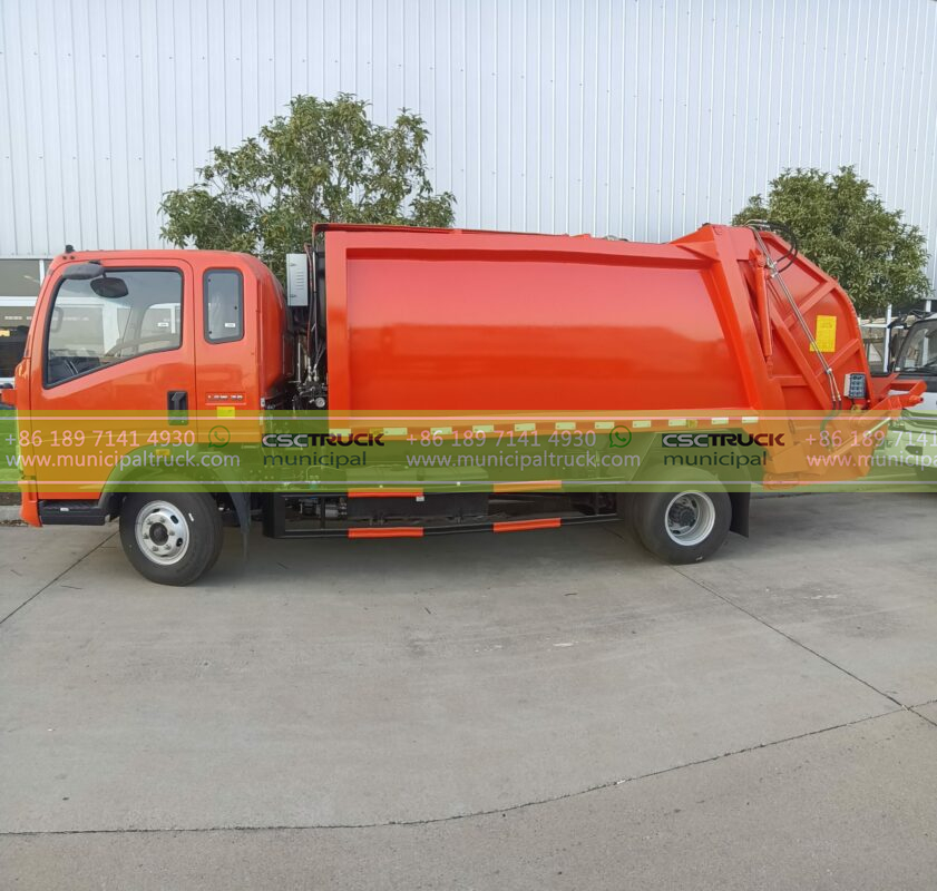 Mini Bin Lifter Garbage Compact Truck CSCTRUCK Municipal Truck